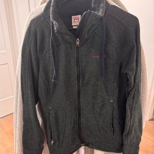 Avalanche Outdoor Charcoal Fleece Zip Jacket Women’s L